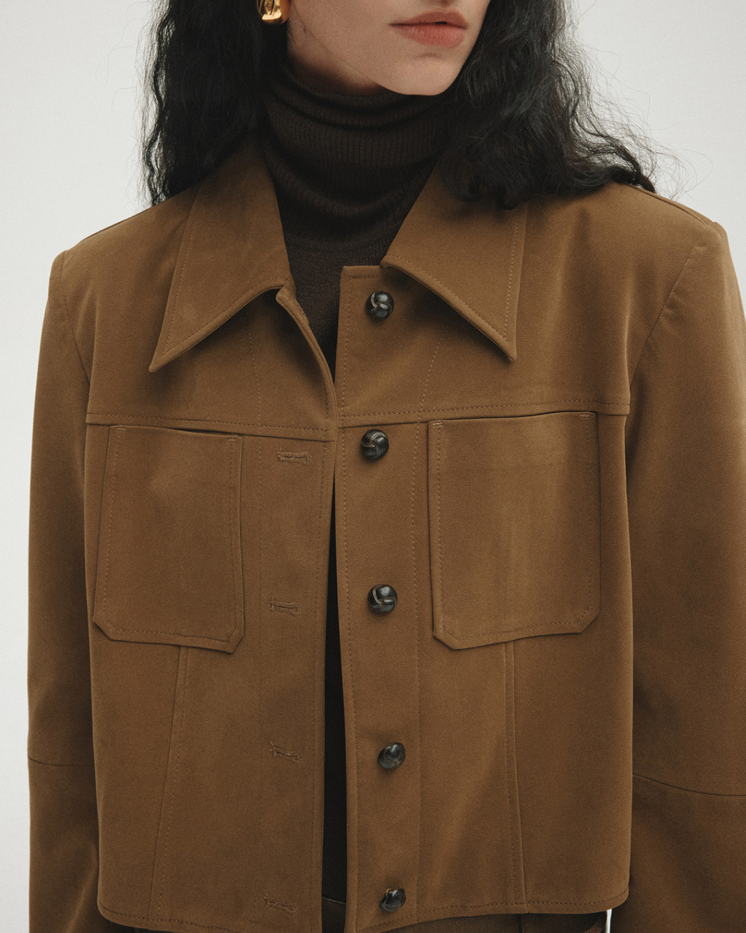 エフォートレススエードショートジャケット 10466