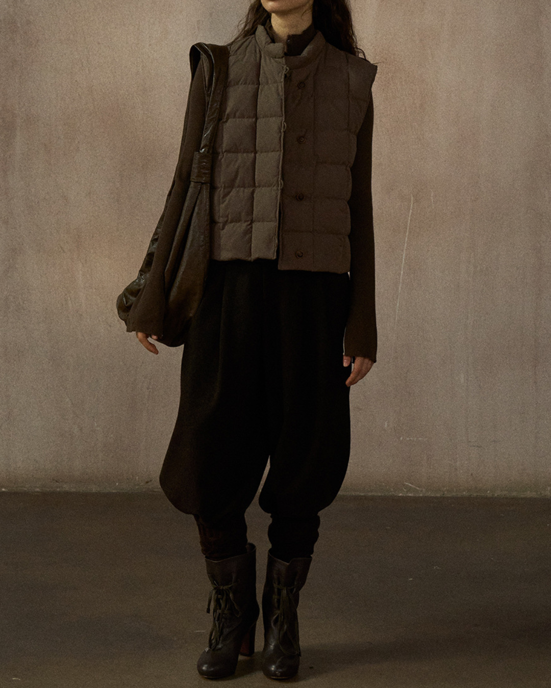 キルティングダウンジャケットベスト 10241