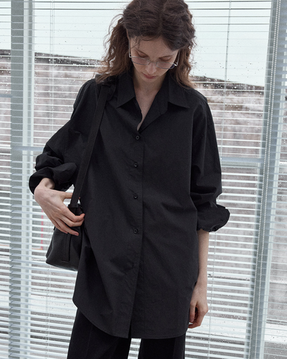 エッジカラーレスシャツ 10374