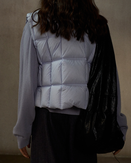 ダウンジャケットショートベスト 10239