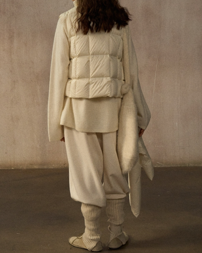 キルティングダウンショートベスト 10242