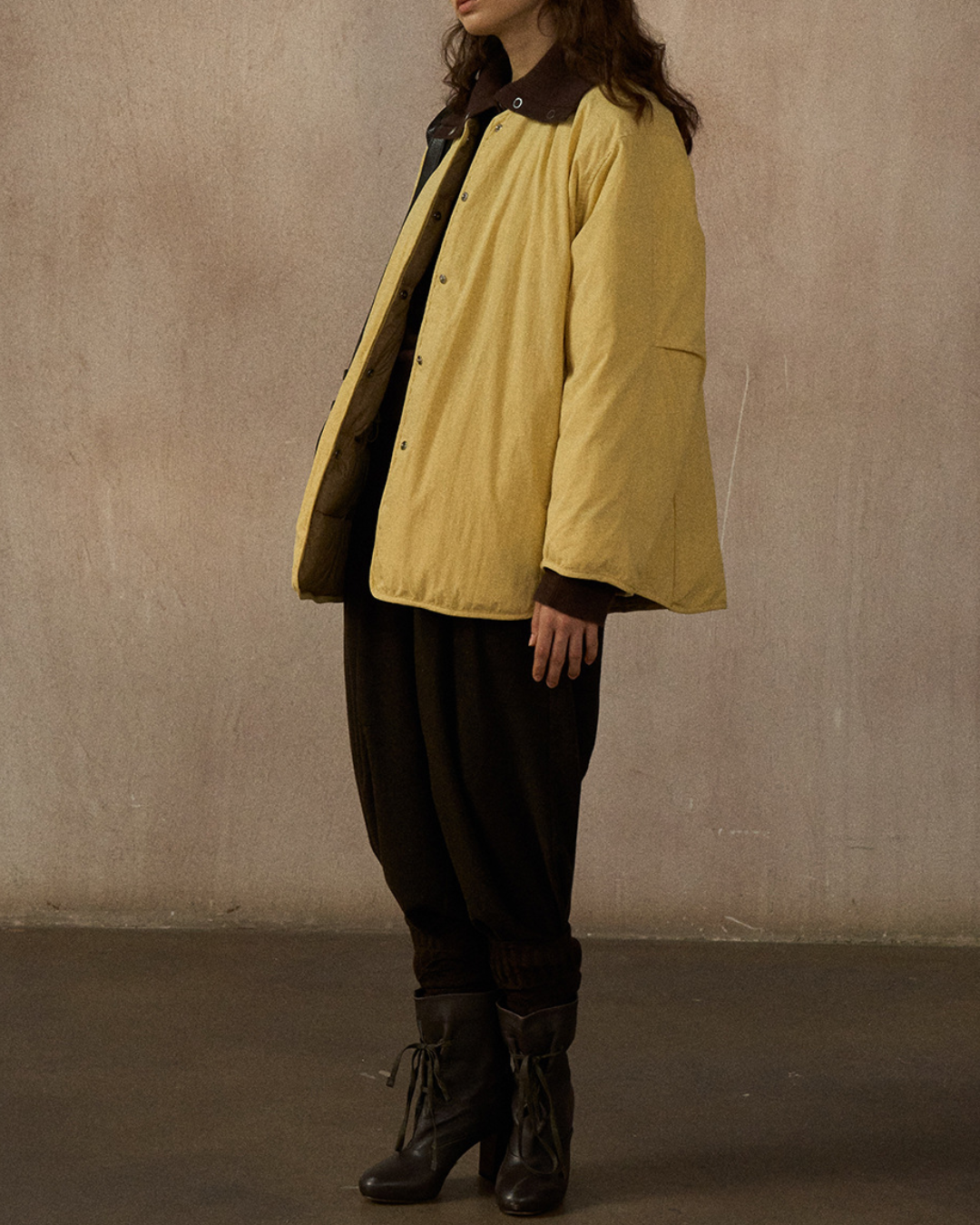 バイカラーリバーシブルダウンコート 10244