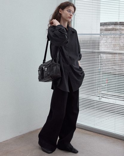 エッジカラーレスシャツ 10374