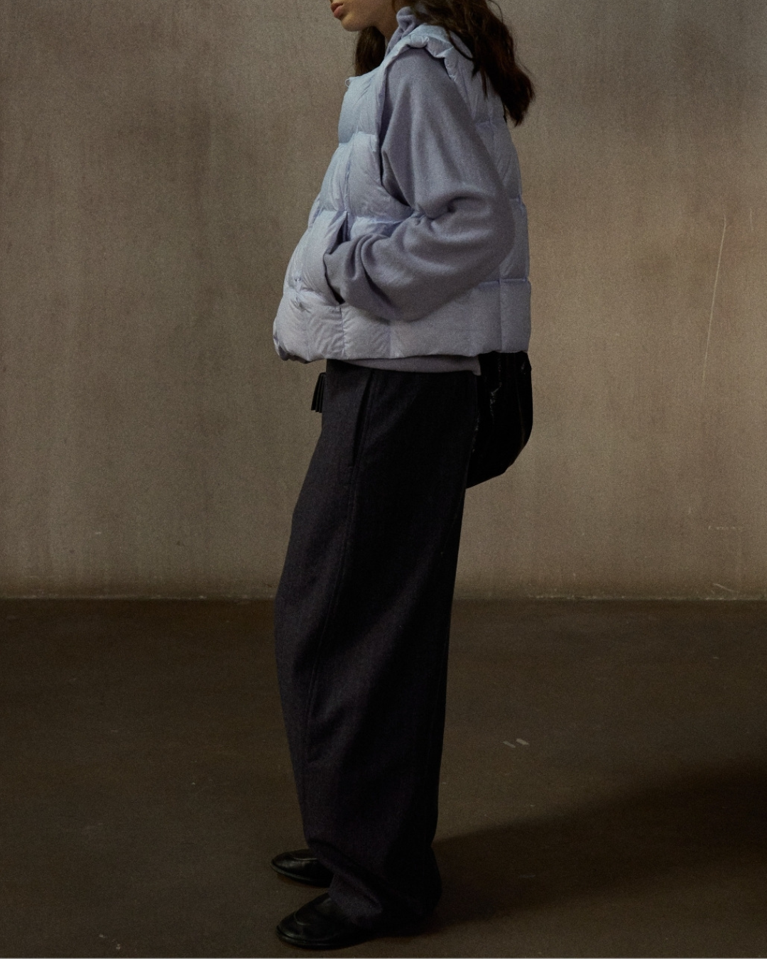 ダウンジャケットショートベスト 10239