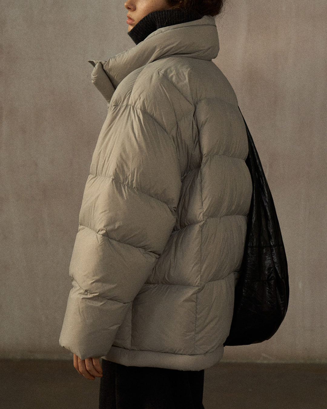 スタンドカラーミディコート 10269