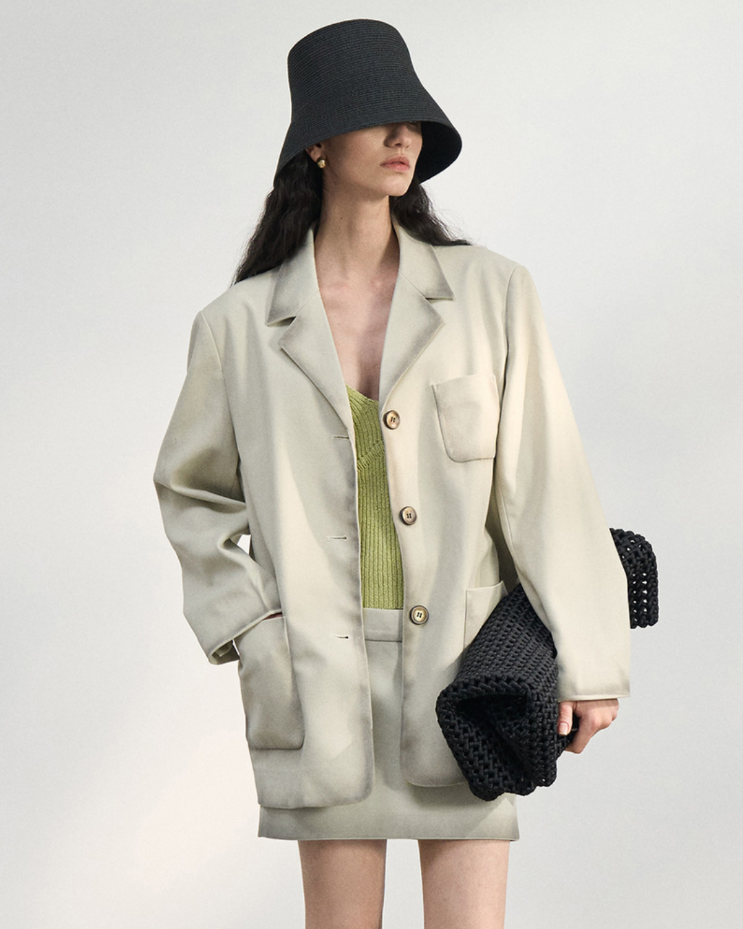 シャープラインスエードテーラード 10459