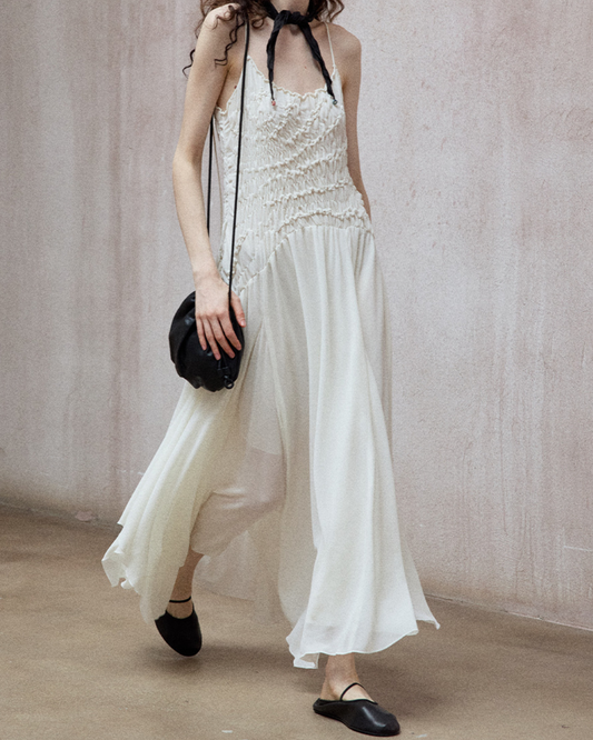 スプライシングサスペンダーワンピース 10095