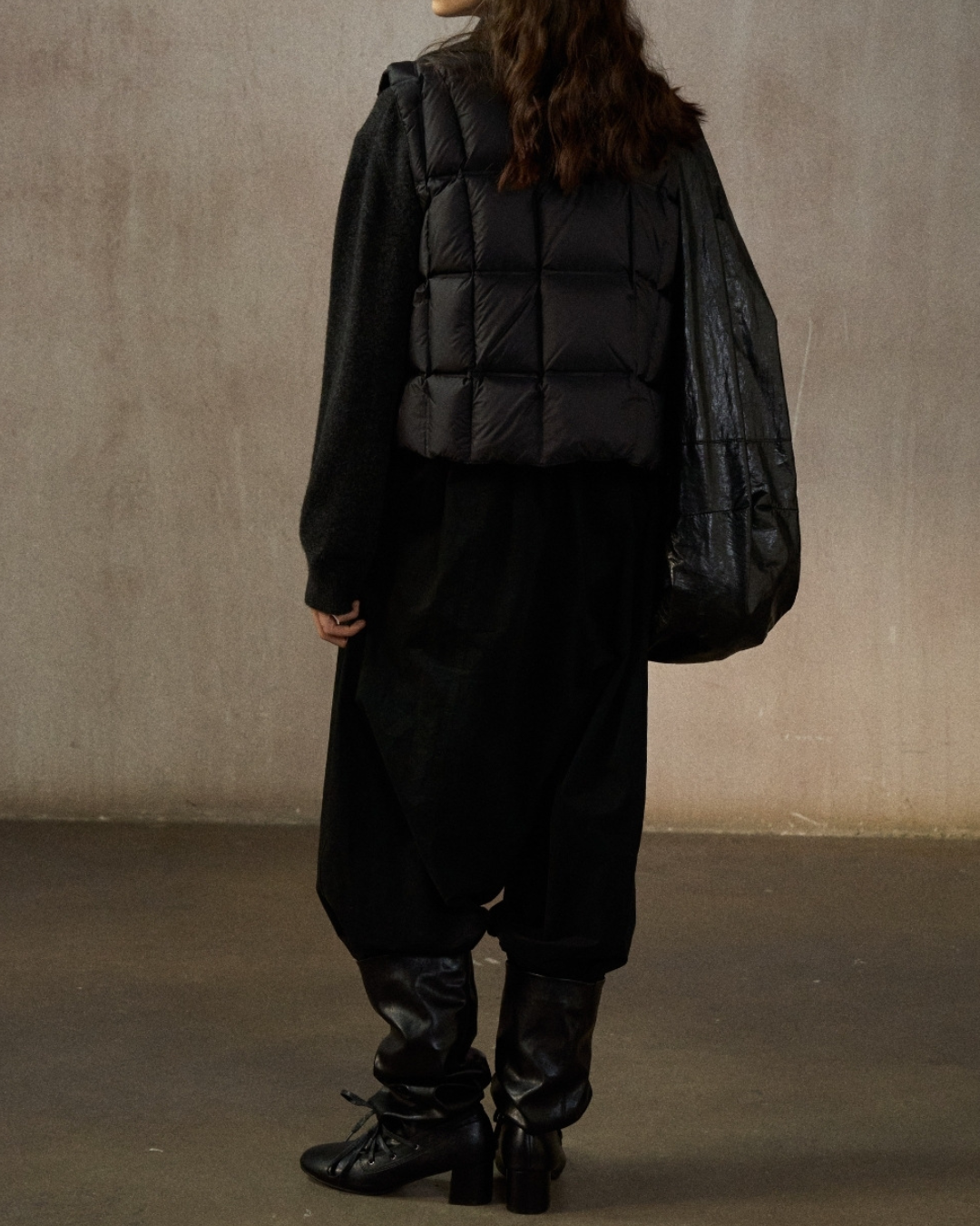 キルティングダウンショートベスト 10242