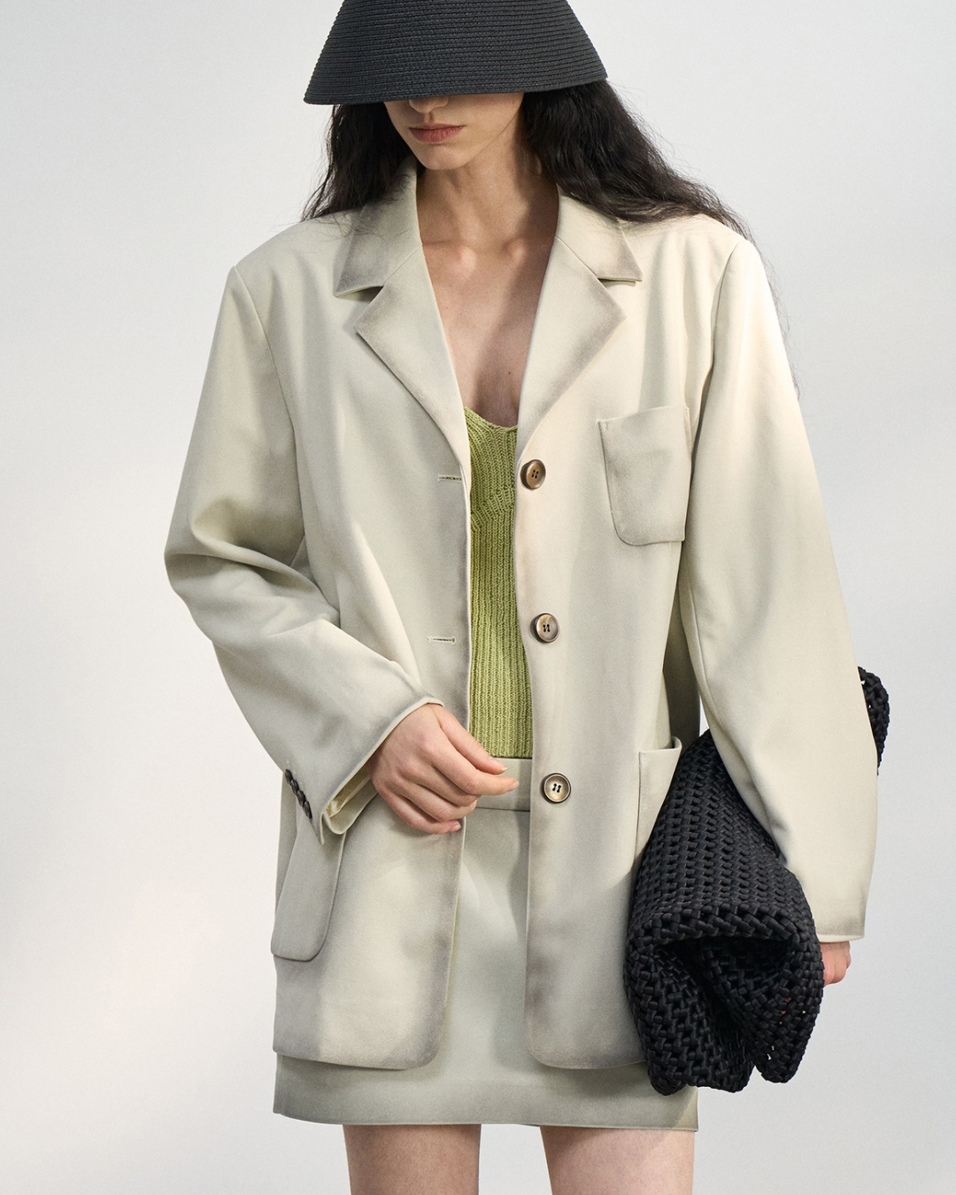 シャープラインスエードテーラード 10459