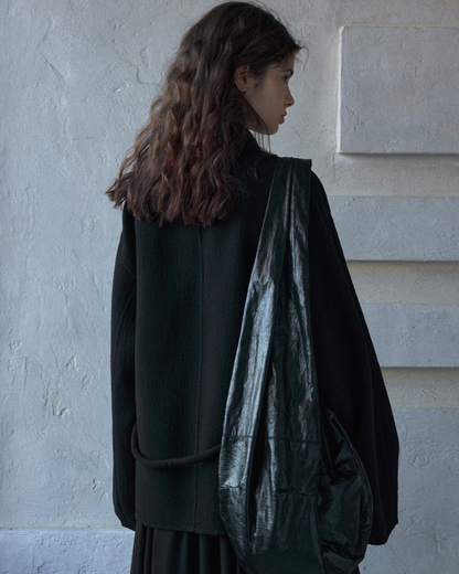 ビッグカラーデザインロングジャケット 10170