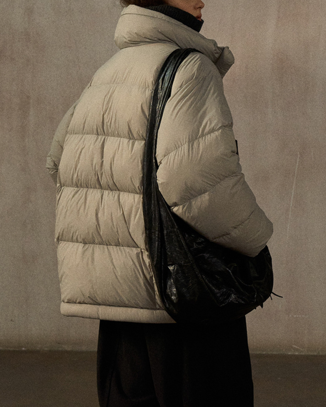 スタンドカラーミディコート 10269