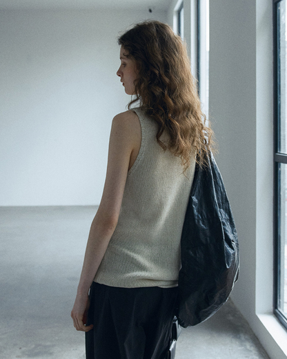 シリンダーハイネックノースリーブニット 10558