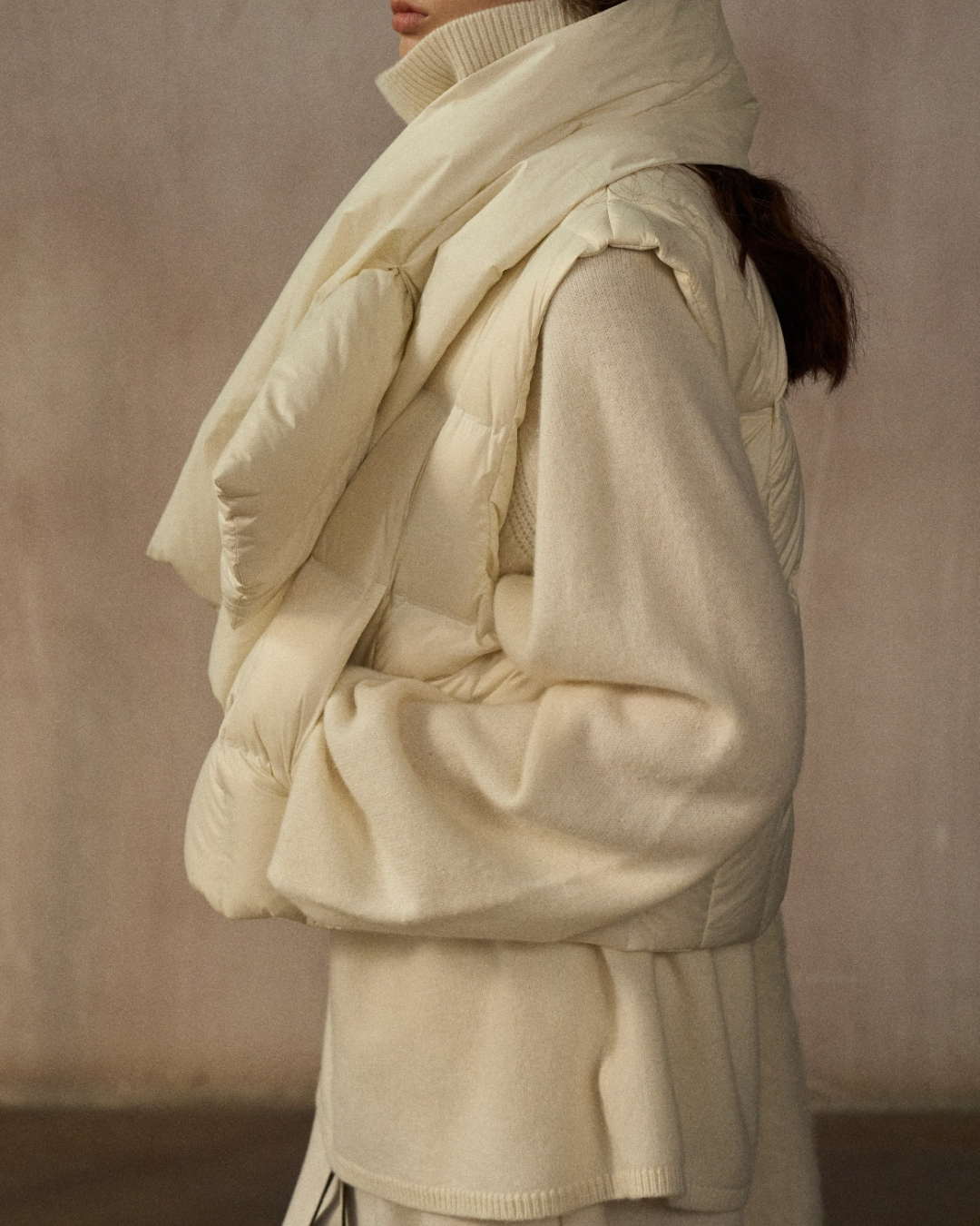 キルティングダウンショートベスト 10242