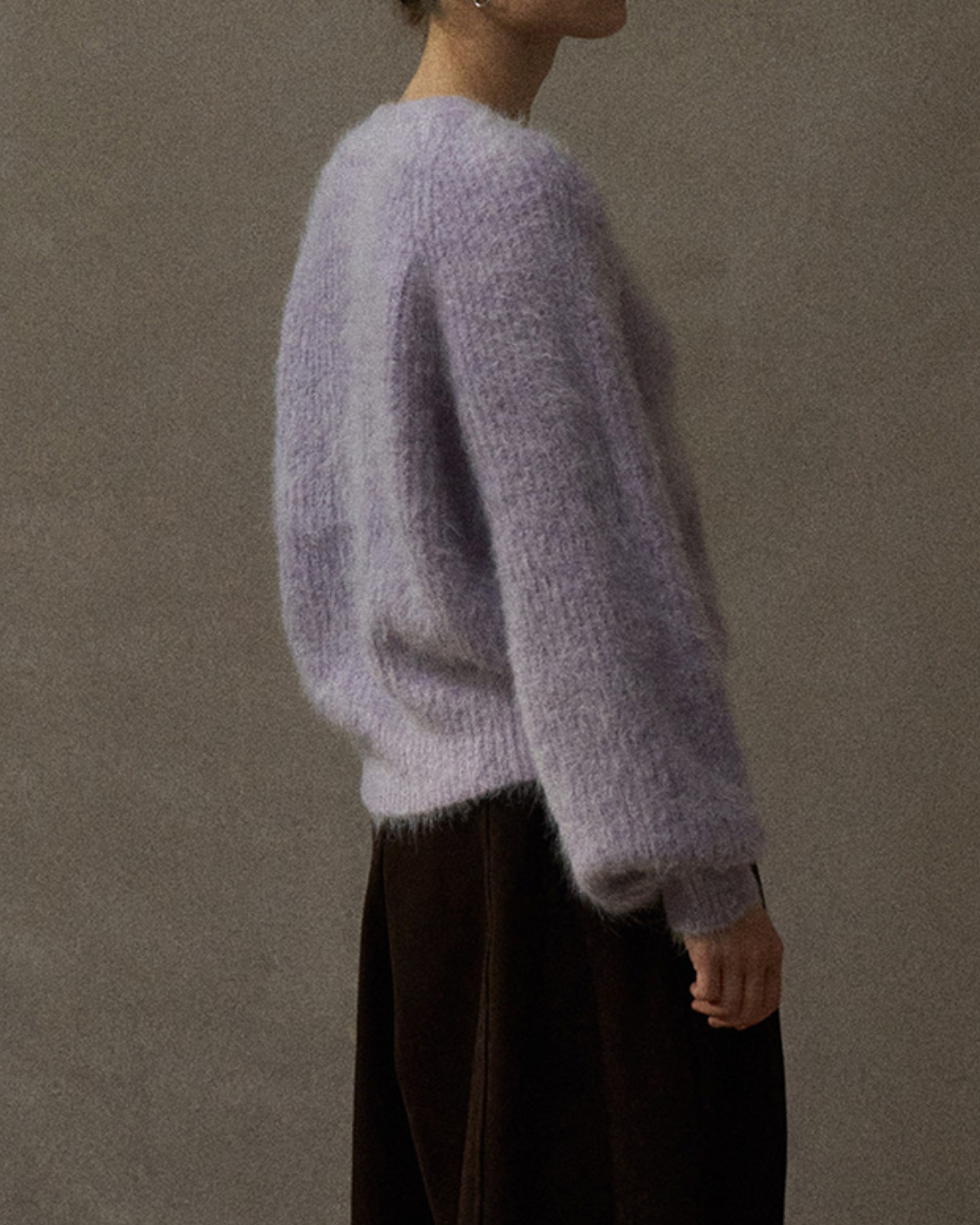 Vネックニットカーディガン 10264