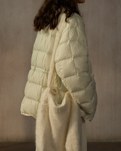 バイカラーリバーシブルダウンコート 10244