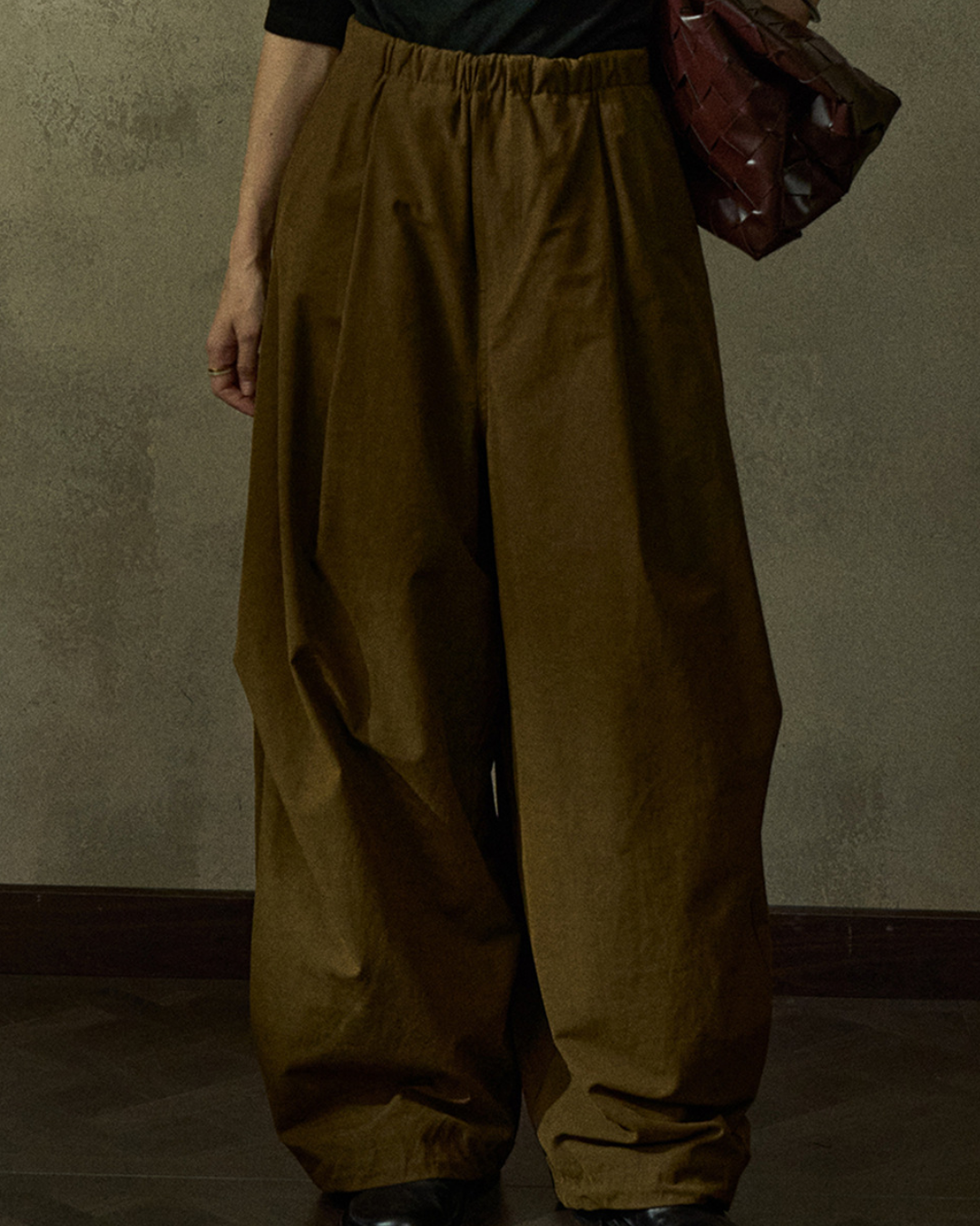 ウエストゴムルーズカジュアルパンツ 10255