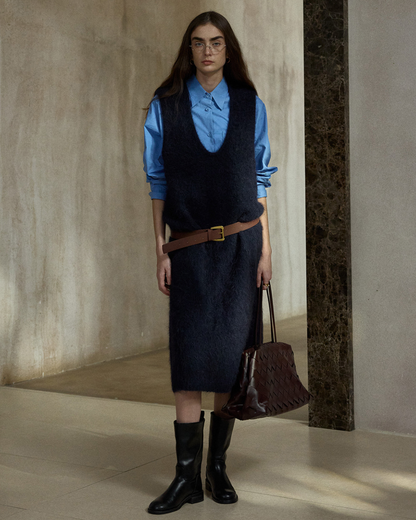 クリーンラインVネックワンピ 10403