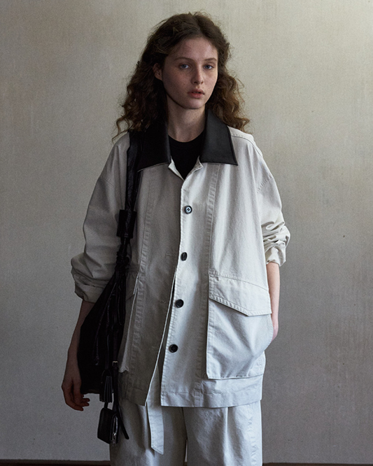 インダストリアルモジュールデニムカーゴジャケット 10549