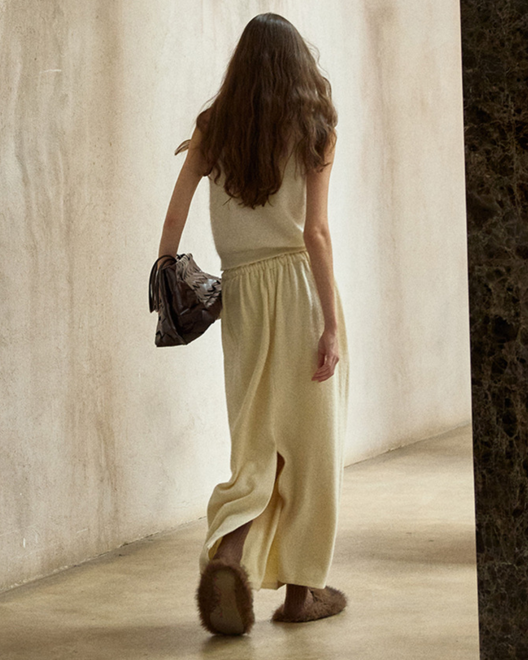 ソフトニットVネックベスト 10492