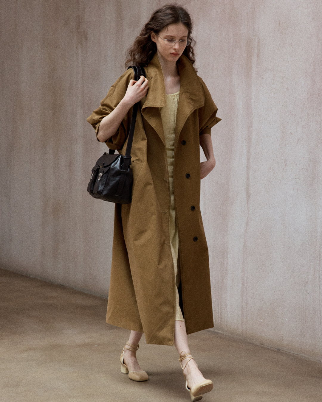 オフショルプリーツラインワンピース 10342