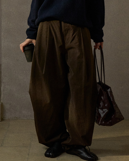 ウエストゴムワイドレッグパンツ 10302