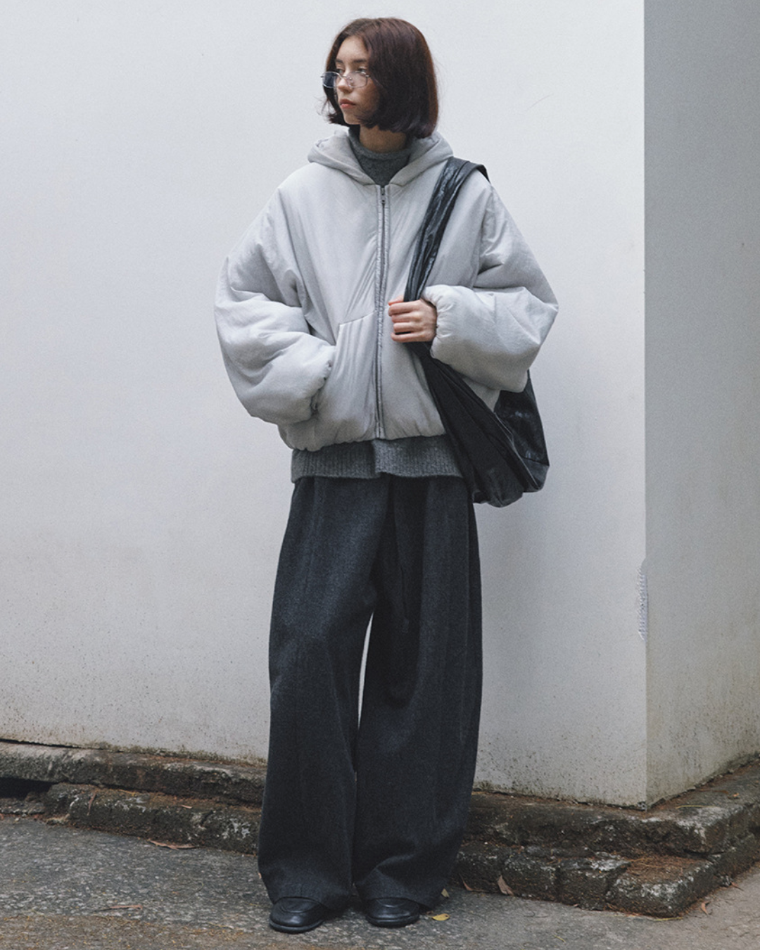 スリークハイネックトッププルオーバー 10377