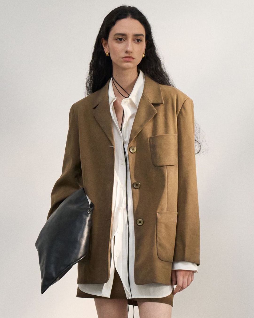 シャープラインスエードテーラード 10459