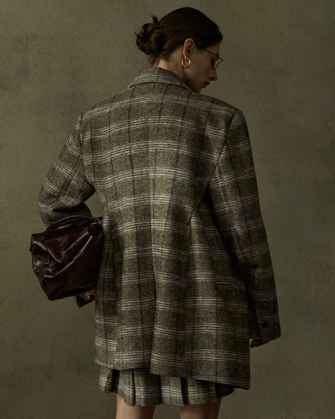 ディムトーンチェックジャケット 10436