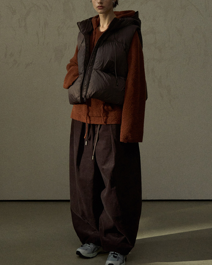 ドローコードフーディーダウンベスト 10258