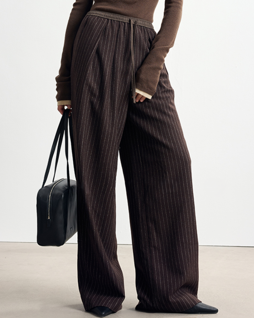 ドローストリングストライプパンツ 10337