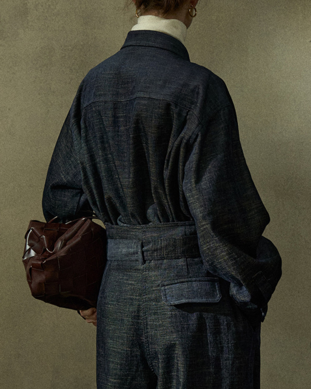 ツーカラーポケットシャツ 10219