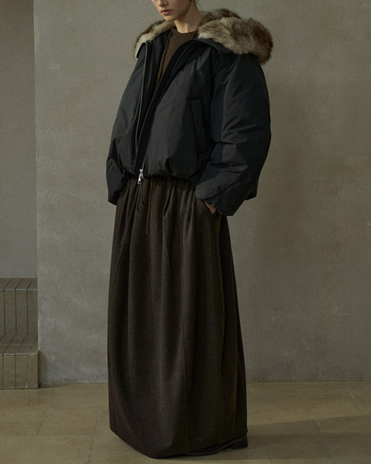 フェイクファーショートコート 10256