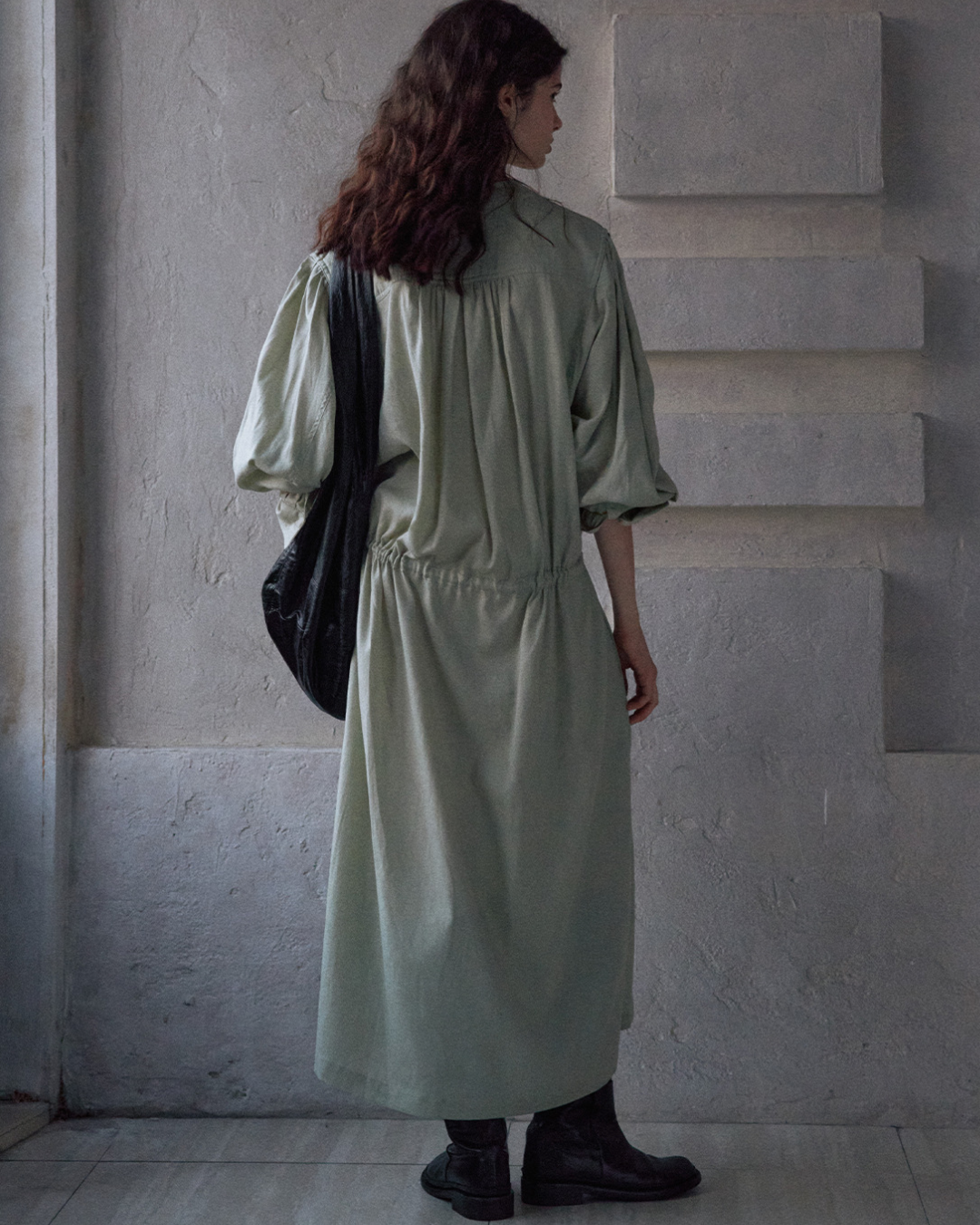 ドロストストラップショルダーワンピース 10166