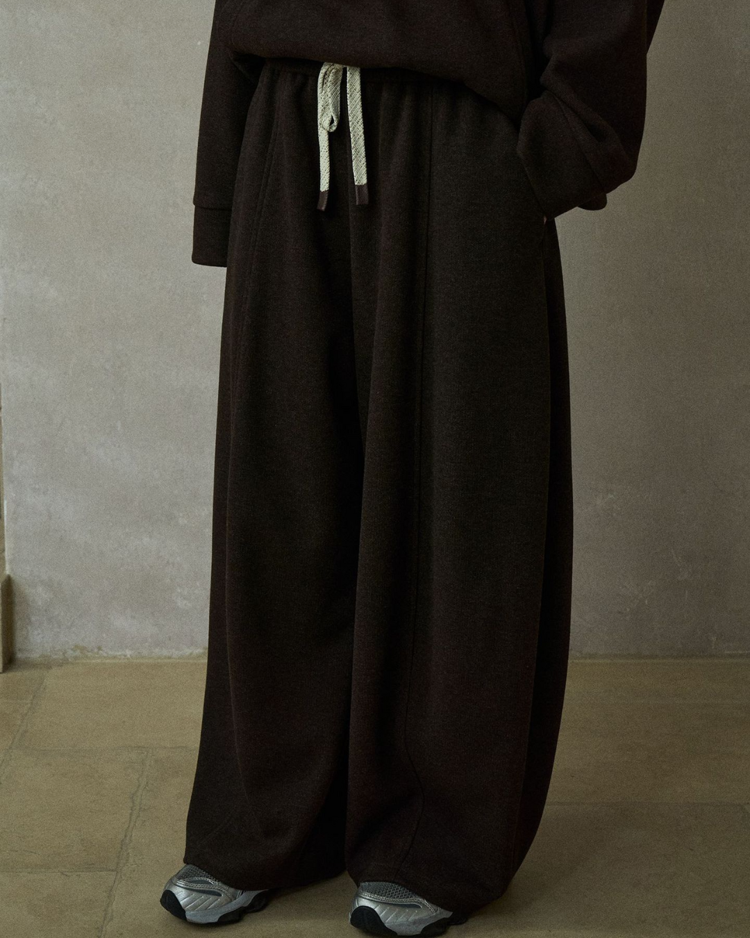 【セットアップ可能】ドローストリングスウェットパンツ 10212