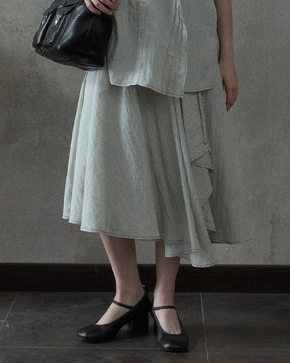 ストラクチャーイレギュラースカート 10504