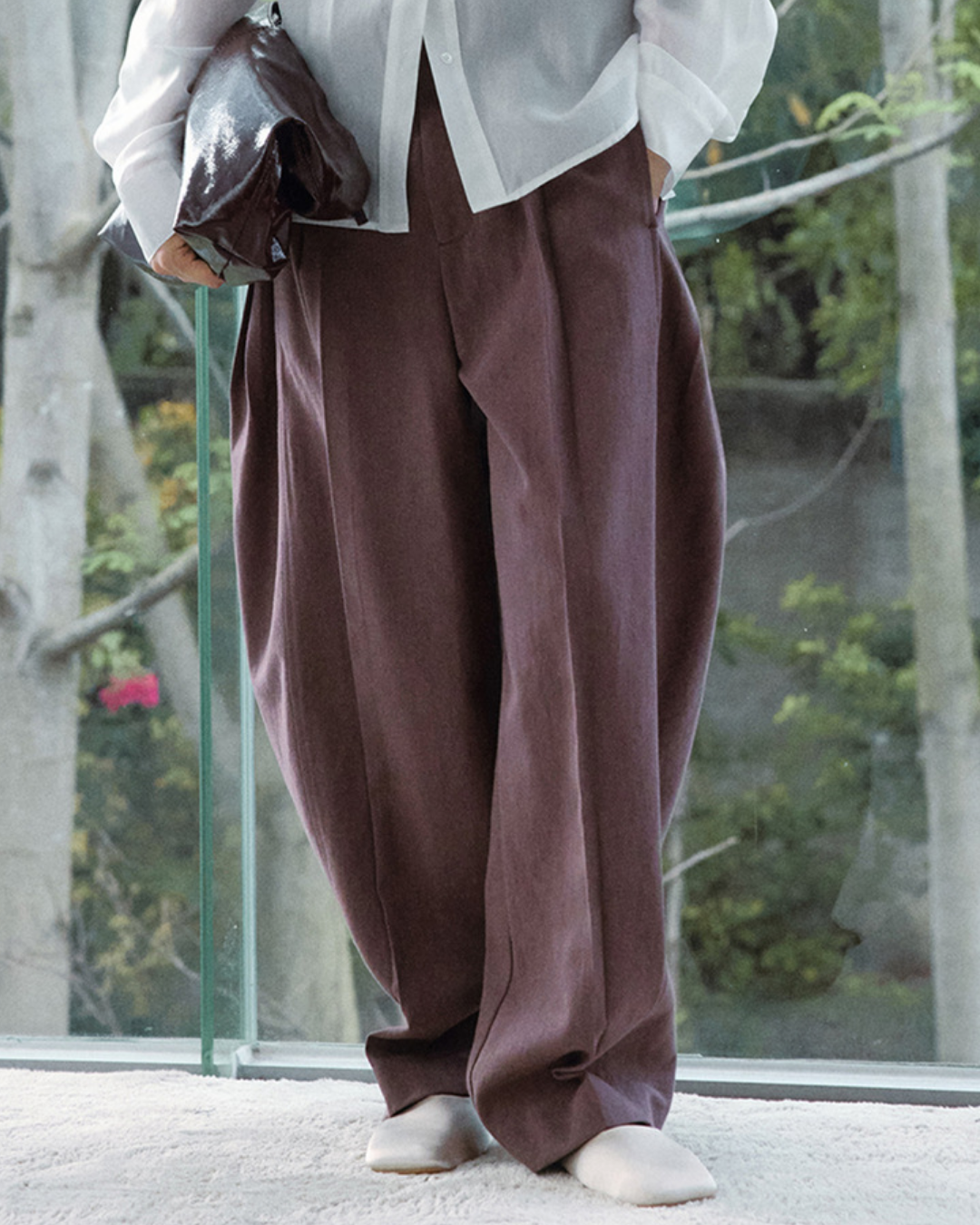 アーキコクーンプリーツパンツ 10439