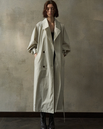 バルーンシルエットトレンチコート 10345