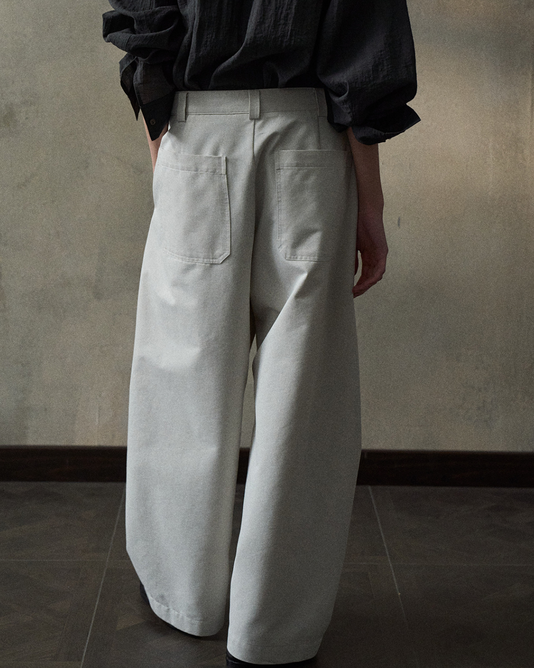 デニムカーブブレードパンツ 10346