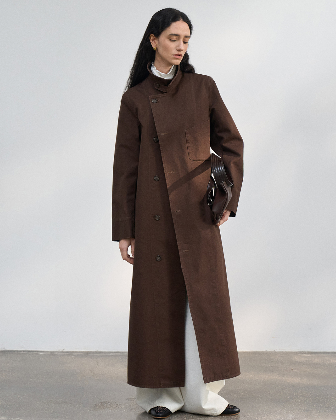 ストラクチャーアーバンロングコート 10444