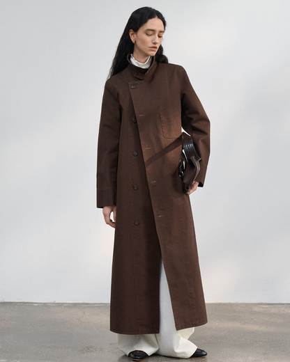 ストラクチャーアーバンロングコート 10444