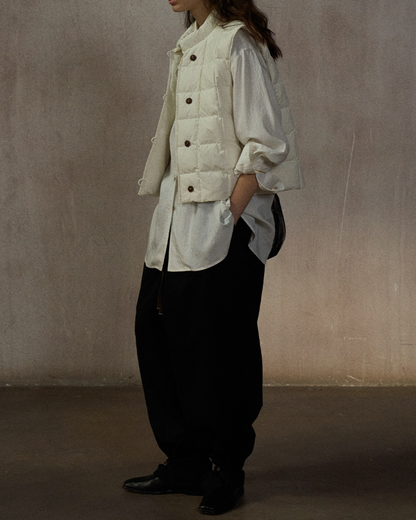 キルティングダウンジャケットベスト 10241