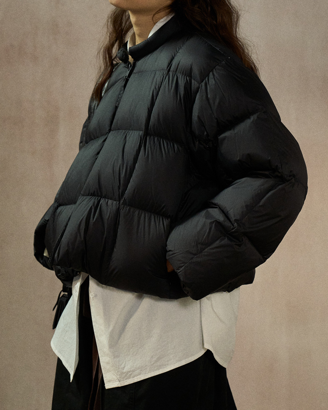 クルーネックショートコート 10274