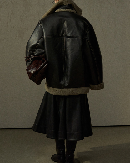 ビッグカラーボアオーバージャケット 10289