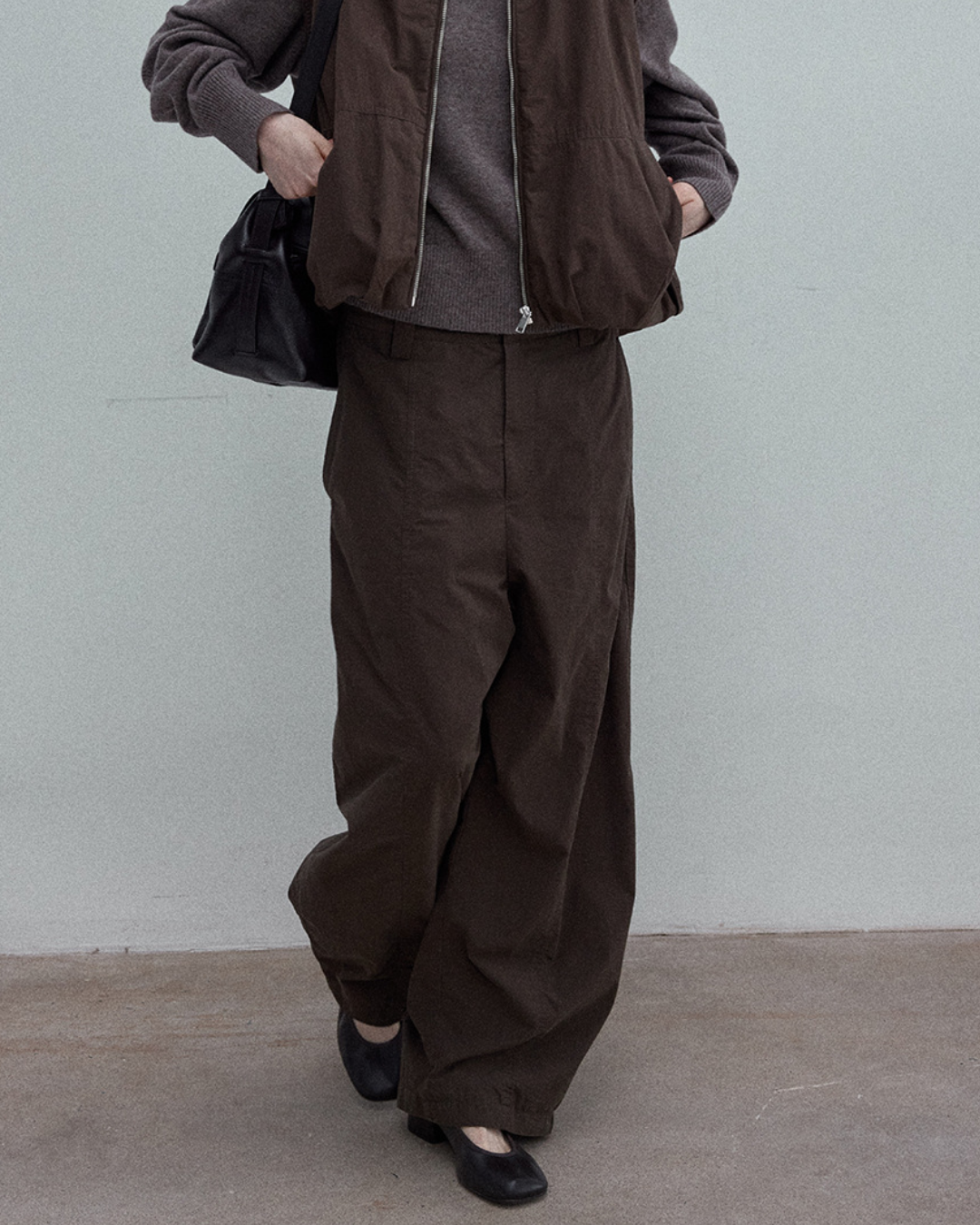 裏起毛シミターカジュアルパンツ 10179