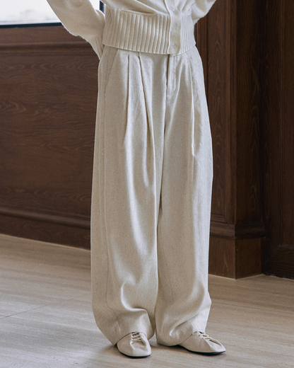 ローウエストタックパンツ 10153