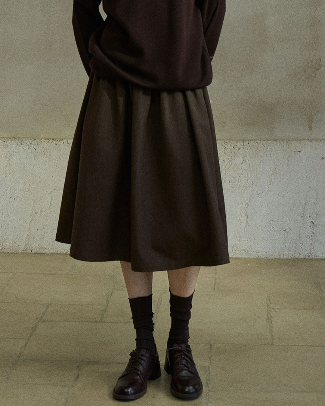 ハイウエストフレアカジュアルスカート 10210