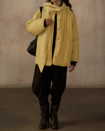 バイカラーリバーシブルダウンコート 10244