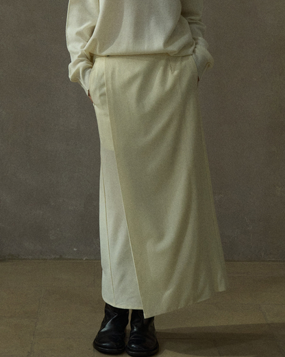 バックスリットラップロングスカート 10203