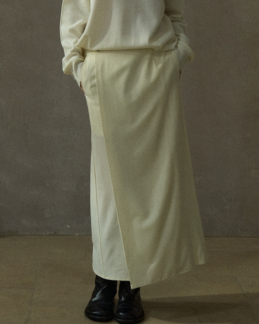 バックスリットラップロングスカート 10203