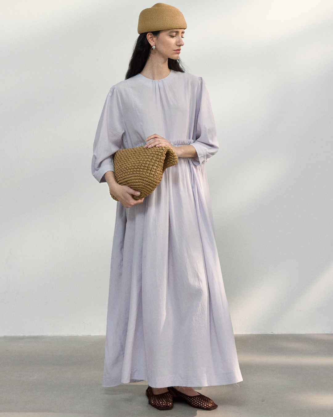 シルエットプラスロングワンピース 10476